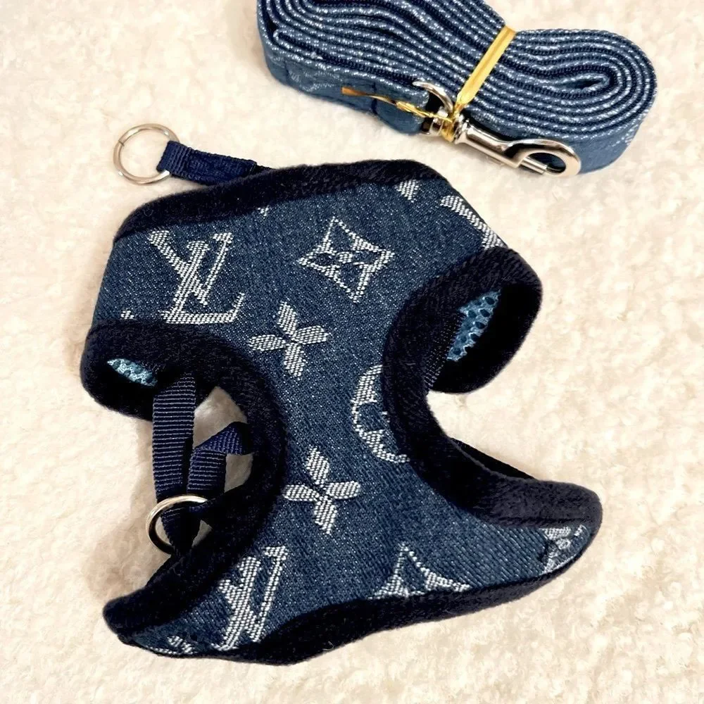 Stylish LV Doggie Harness Set - Picture 9 of 10